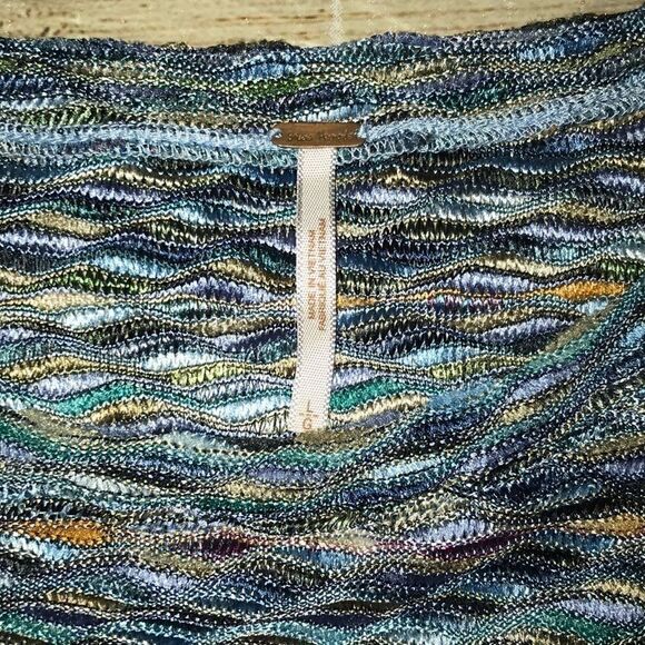 Free People Multi-Color Boxy Top - Picture 4 of 10